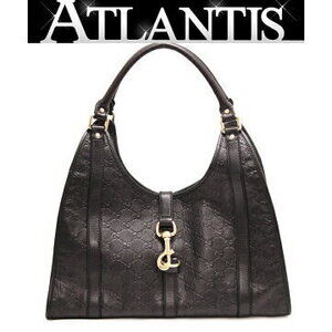 Gucci Guccissima Jackie handbag black leather
